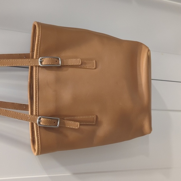 Vintage Coach Legacy Bucket Bag #9803 In Camel - Picture 2 of 15